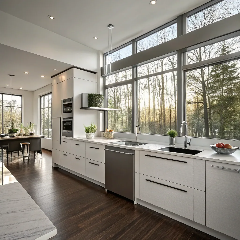 Modern kitchen interior